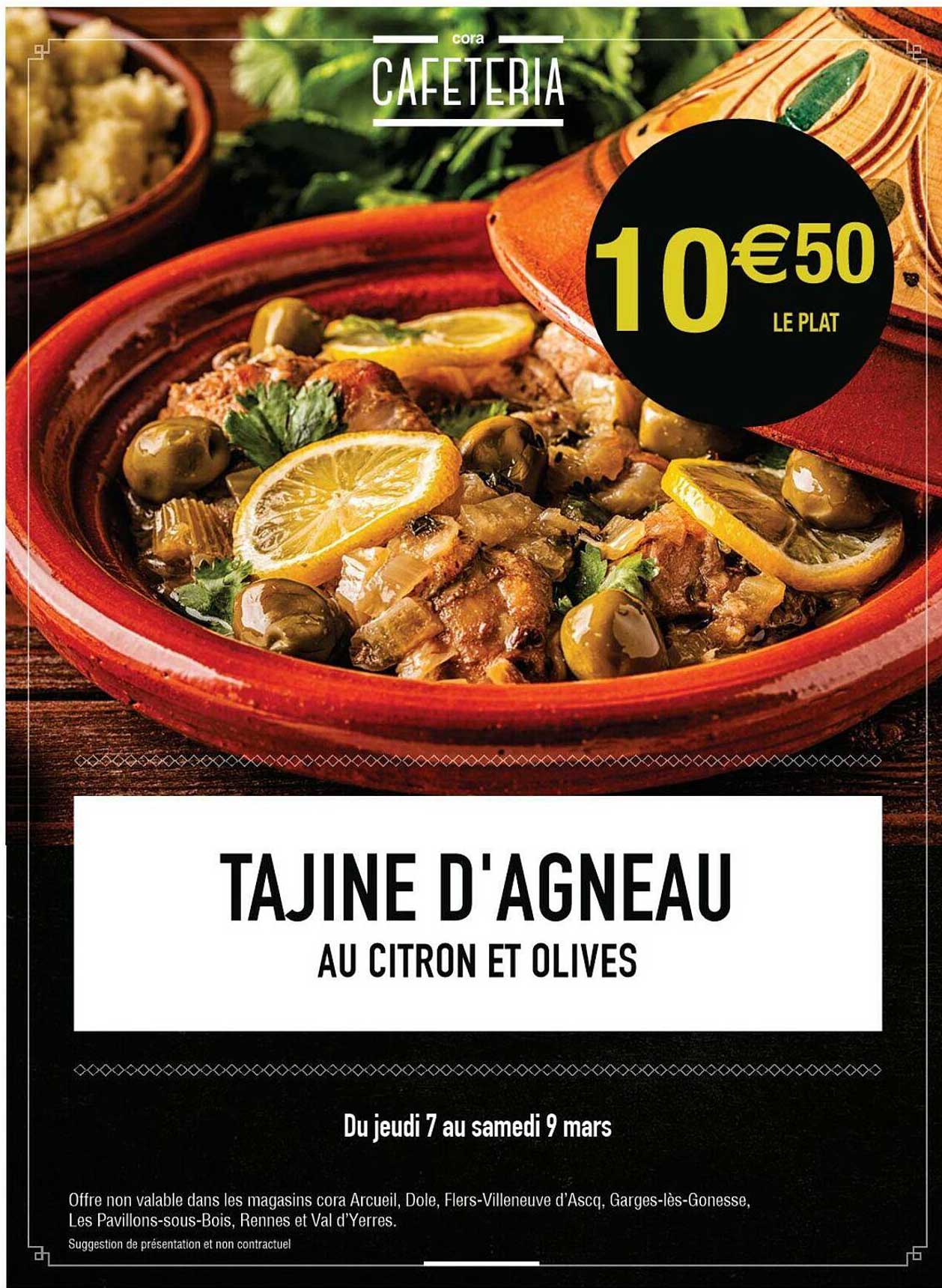 tajine d'agneau au citron et olives