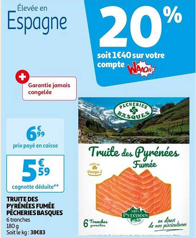 truite des pyrénées fumée pêcheries basques