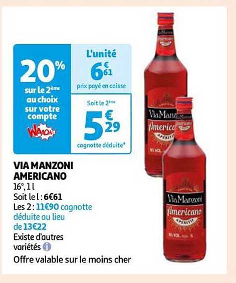 via manzoni americano