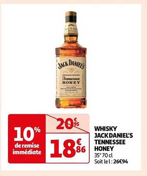 whisky jack daniel's honey