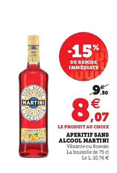 Apéritif Sans Alcool Martini