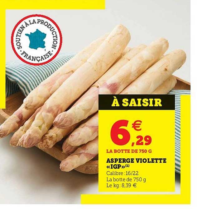 asperge violette «igp»