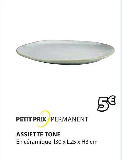 assiette tone