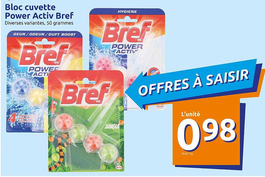 bloc cuvette power activ bref