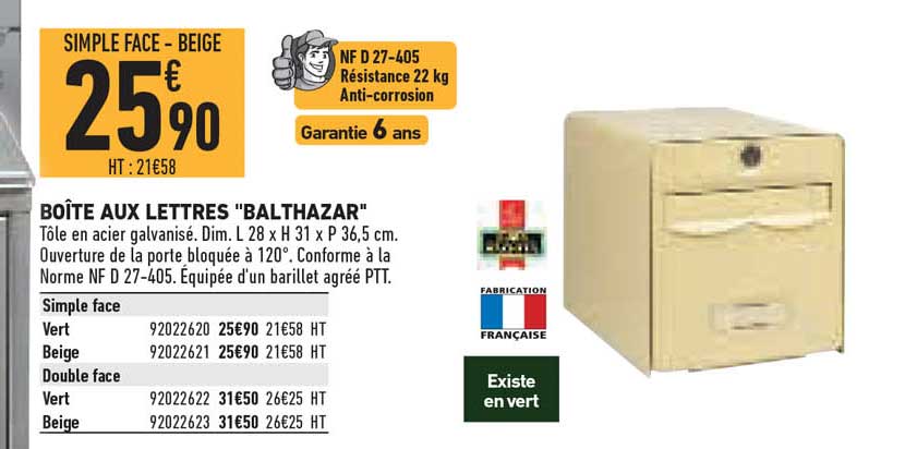 boîte aux lettres "balthazar"