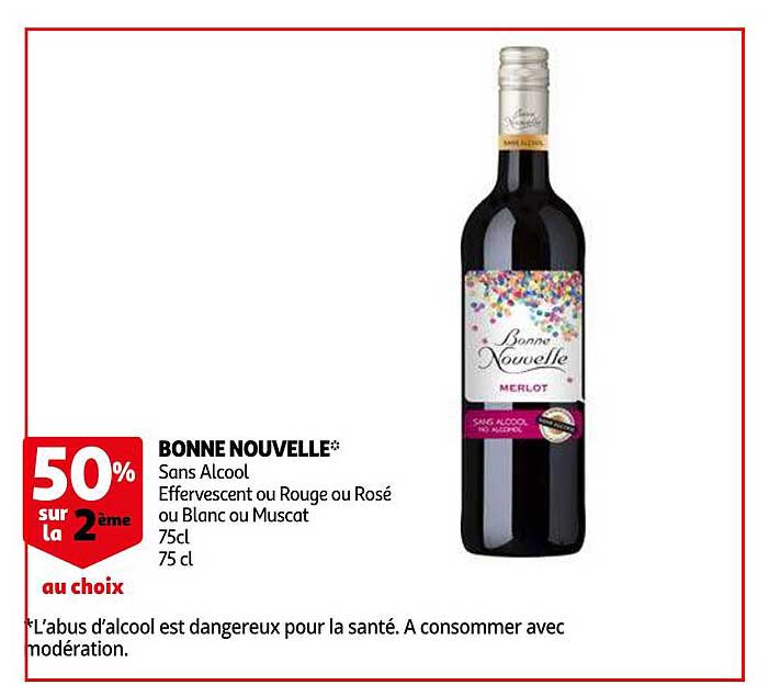 bonne nouvelle sans alcool