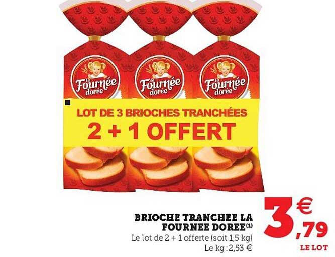 brioche tranchée la fournée dorée
