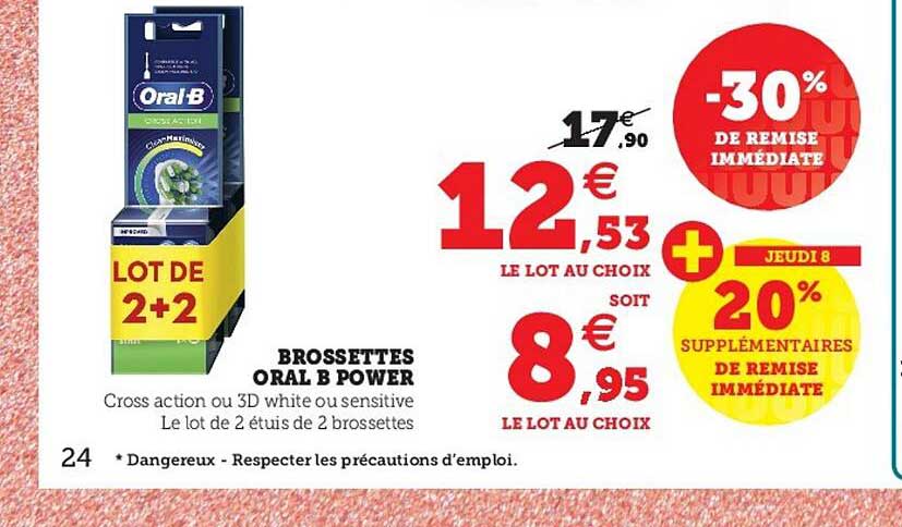 brossettes oral b power