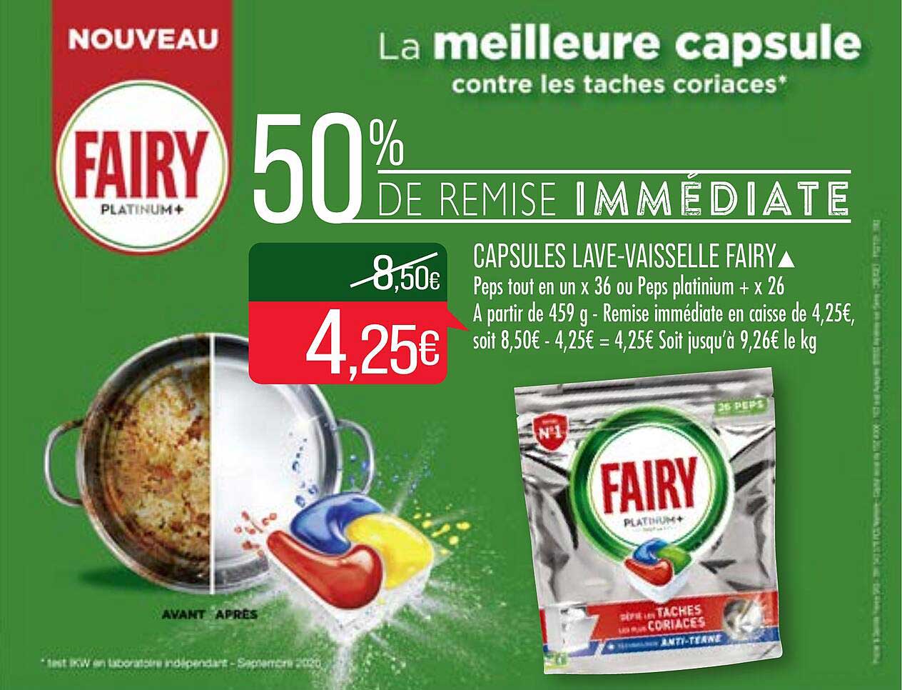 capsules lave-vaisselle fairy