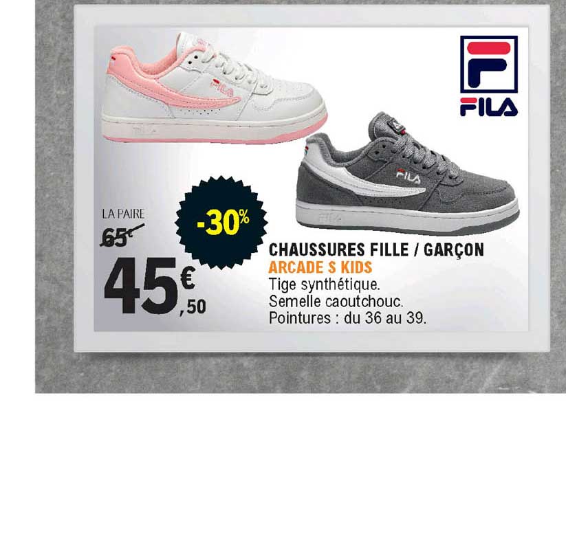 chaussures fille -  garçon arcade s kids fila