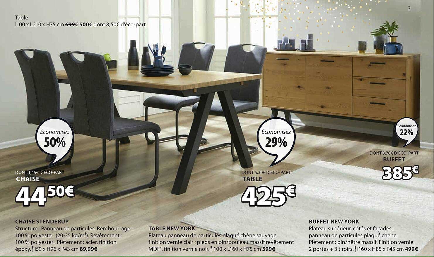 chaise stenderup table new york buffet new york