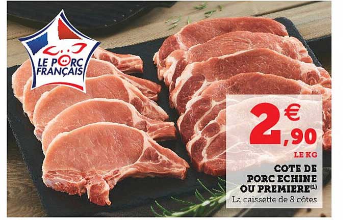 Côte De Porc échine Ou Première