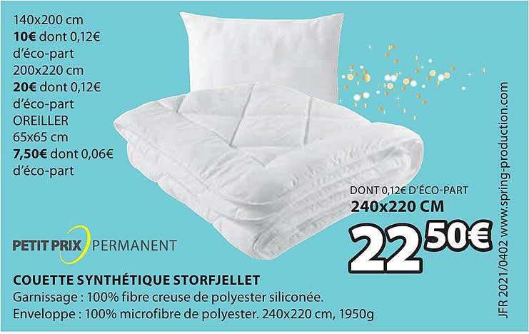 couette synthétiques storfjellet