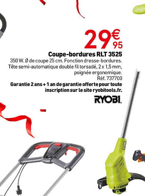coupe-bordures rlt 3525 ryobi