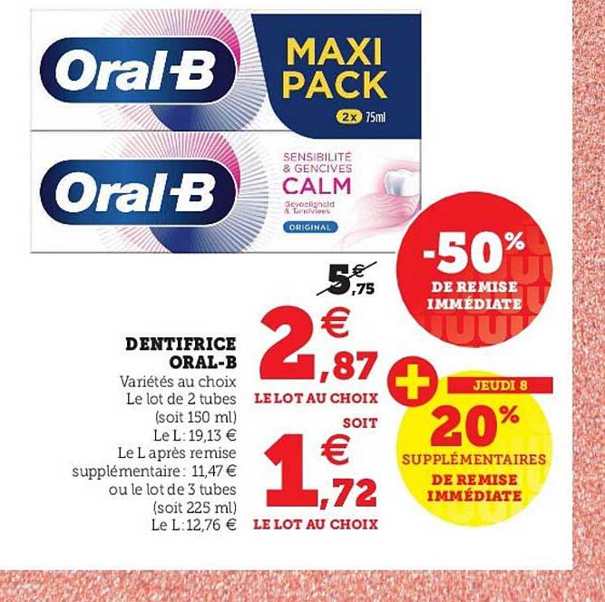 Dentifrice Oral-b