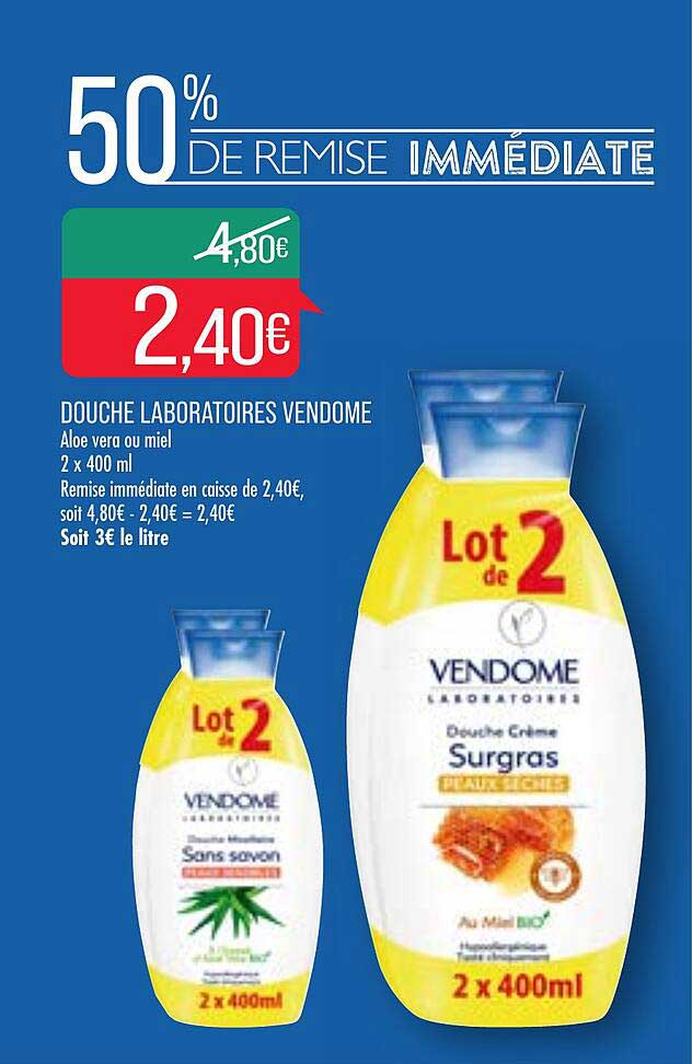 douche laboratoires vendome