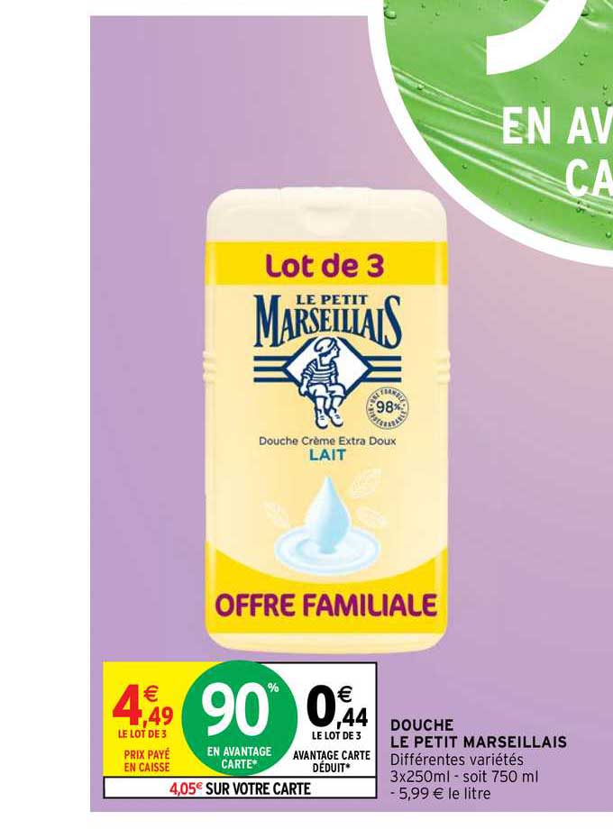 Douche Le Petit Marseillais