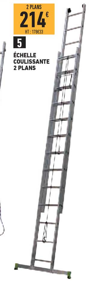 échelle Coulissante 2 Plans