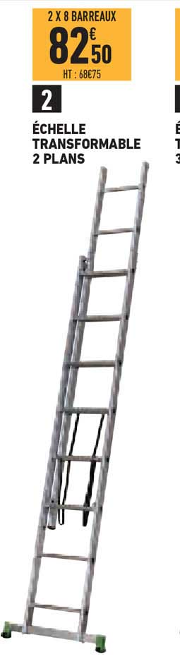 échelle transformable 2 plans
