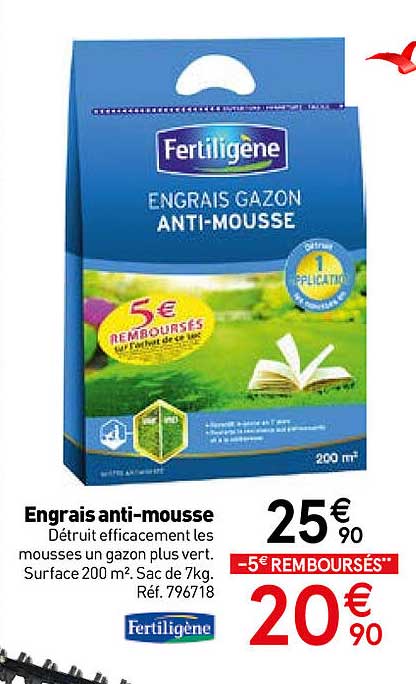 engrais anti-mousse fertiligène