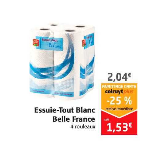 essuie-tout blanc belle france