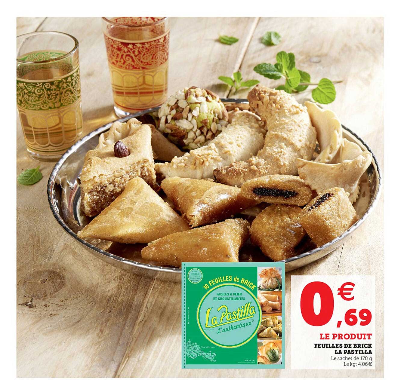 feuilles de brick la pastilla