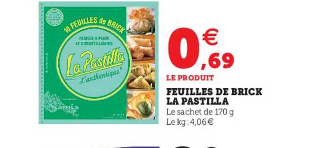 feuilles de brick la pastilla