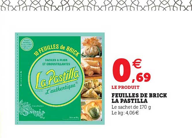 feuilles de brick la pastilla