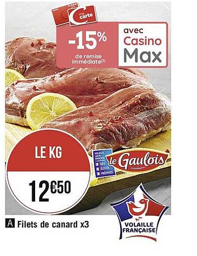 Filets De Canard X3 Le Gaulois