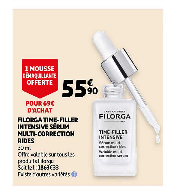filorga time-filler intensive sérum multi-correction rides