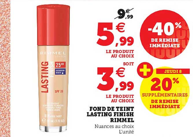 fond de teint lasting finish rimmel -40% de remise immédiate
