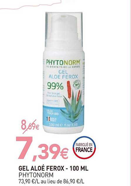 Gel Aloé Ferox - 100 Ml Phytonorm