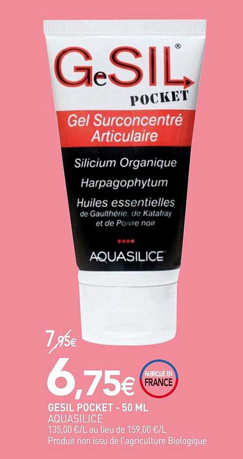 gésil pocket - 50 ml aquasilice