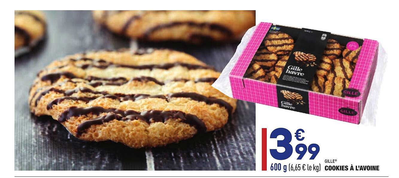 gille cookies à l'avoine