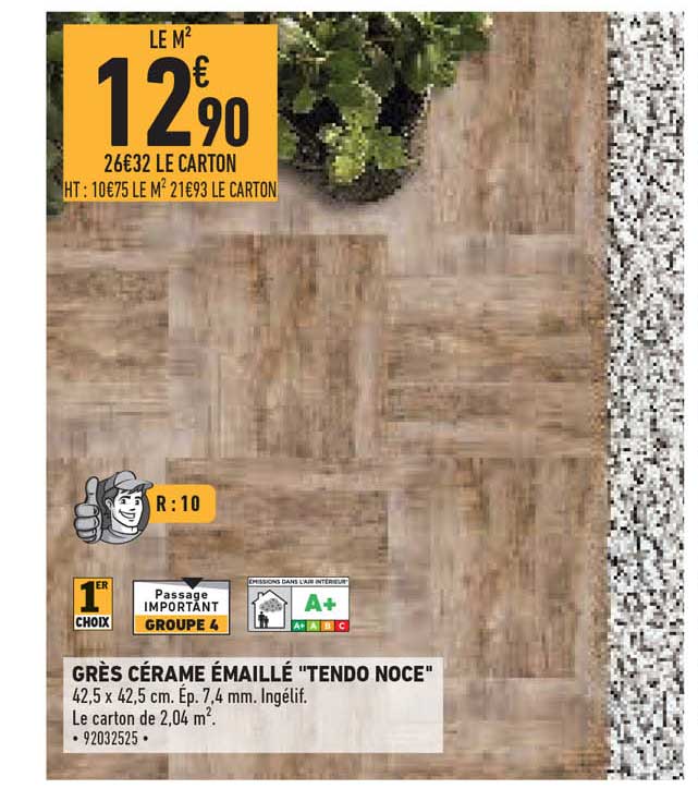 grès cérame émaillé "tendo noce"