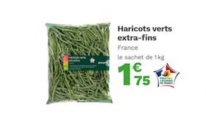 haricots verts extra-fins