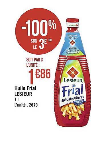 huile frial lesieur