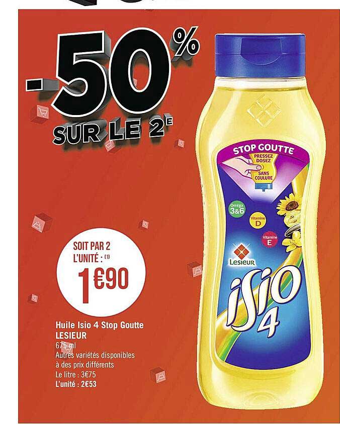 huile isio 4 stop goutte lesieur