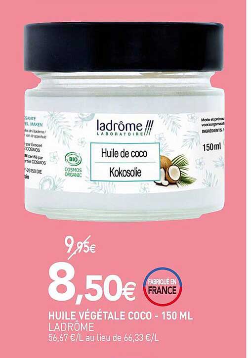 Huile Végétale Coco - 150 Ml Ladrôme