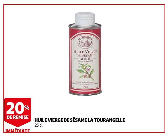 huile vierge de sésame la tourangelle