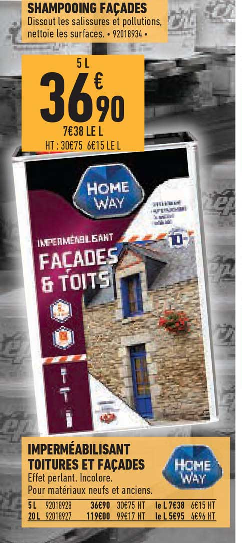 imperméabilisant toitures et façades home way