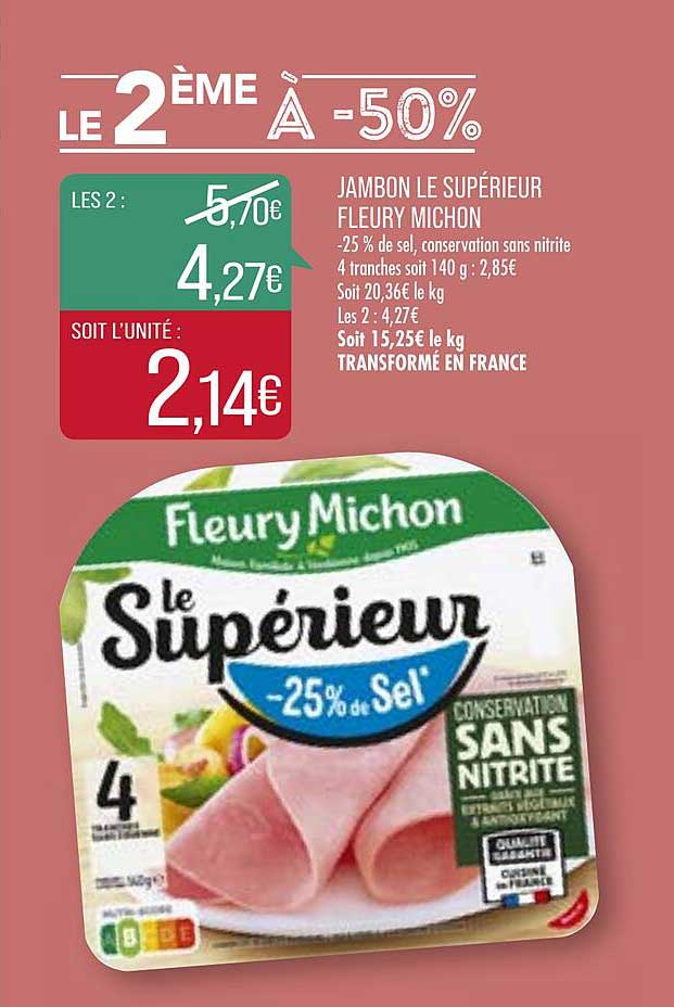 jambon le supérieur fleury michon