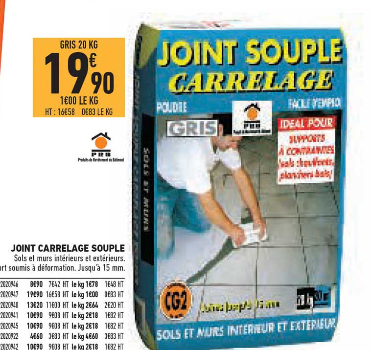 Joint Carrelage Souple