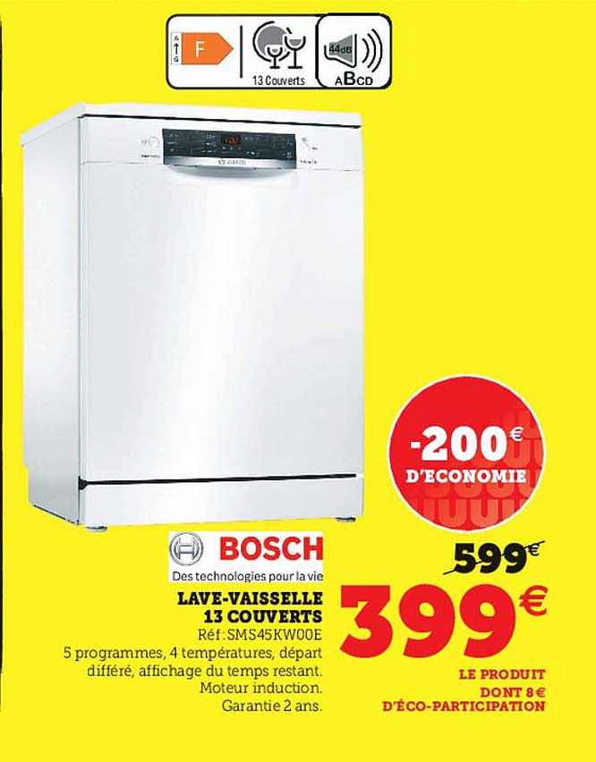 Lave-vaisselle 13 Couverts Bosch