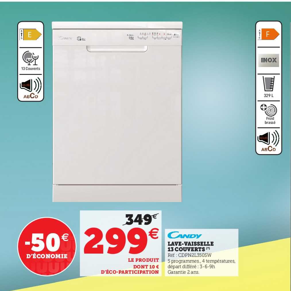 lave-vaisselle 13 couverts candy
