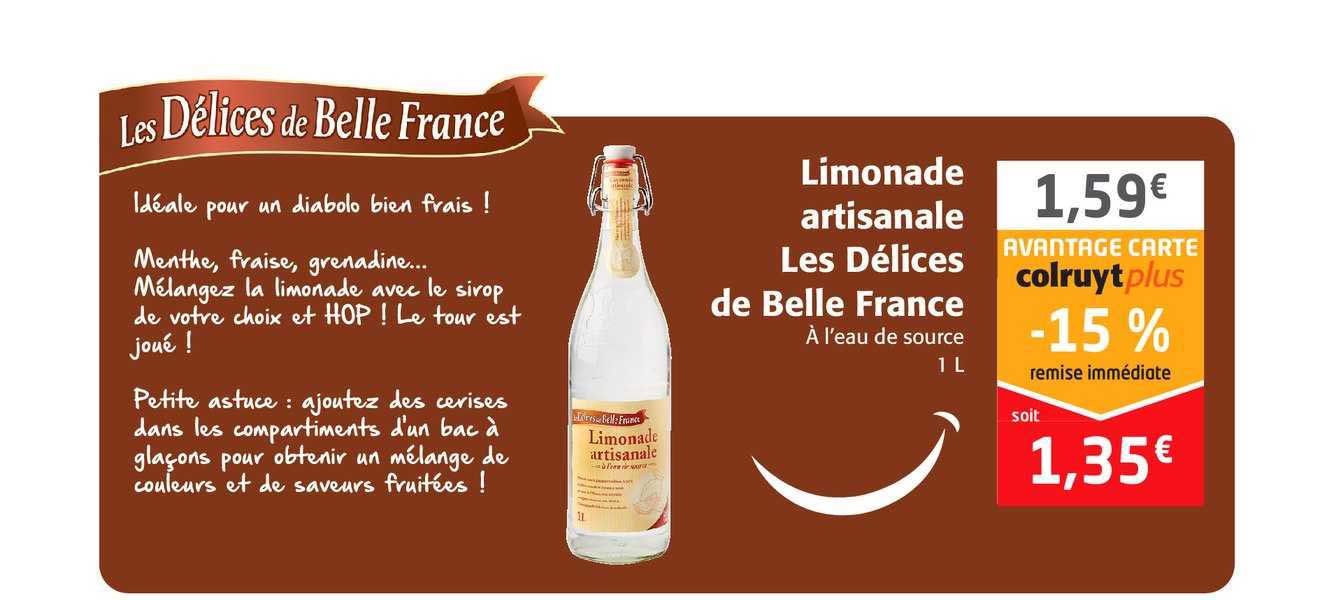 Limonade Artisanale Les Délices De Belle France