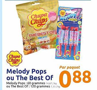 melody pops ou the best of chupa chups