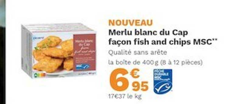 Merlu Blanc Du Cap Façon Fish And Chips Msc