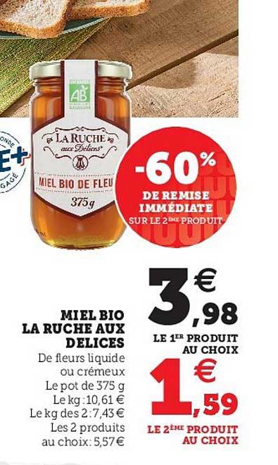 miel bio la ruche aux délices
