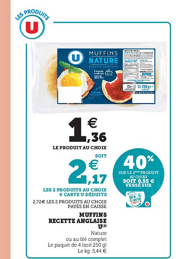 Muffins Recette Anglaise U